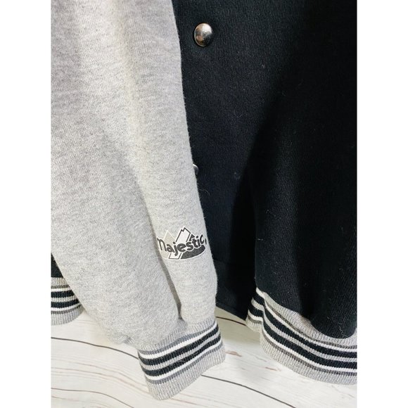 Vintage Pittsburgh Steelers NFL Jacket Majestic Large Snap Retro 90s 80s Retro - Picture 6 of 9